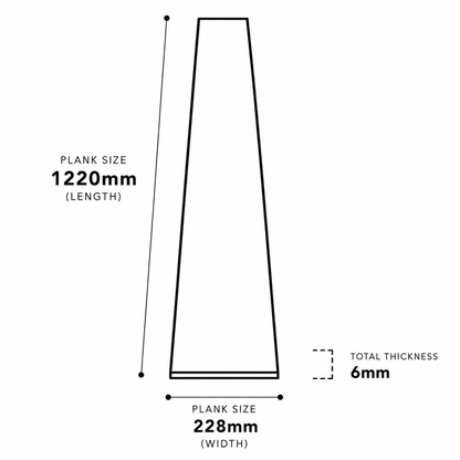 Blonde Oak Luxury Click Vinyl Flooring 6mm