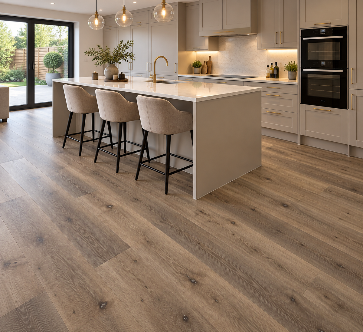 Grizedale Aged Oak Luxury Click Vinyl Flooring 7mm