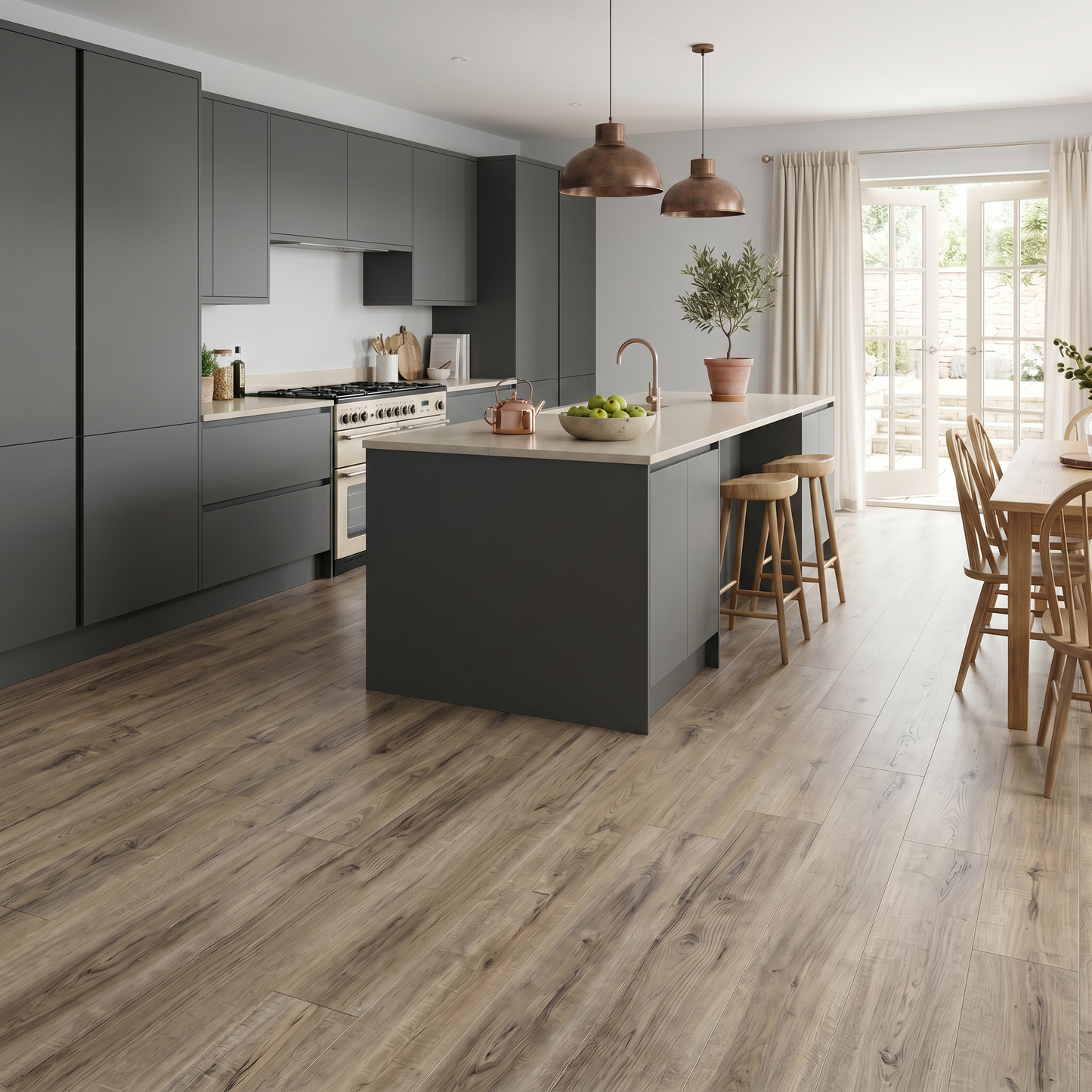 Cartmel Oak Luxury Click Vinyl Flooring 5mm