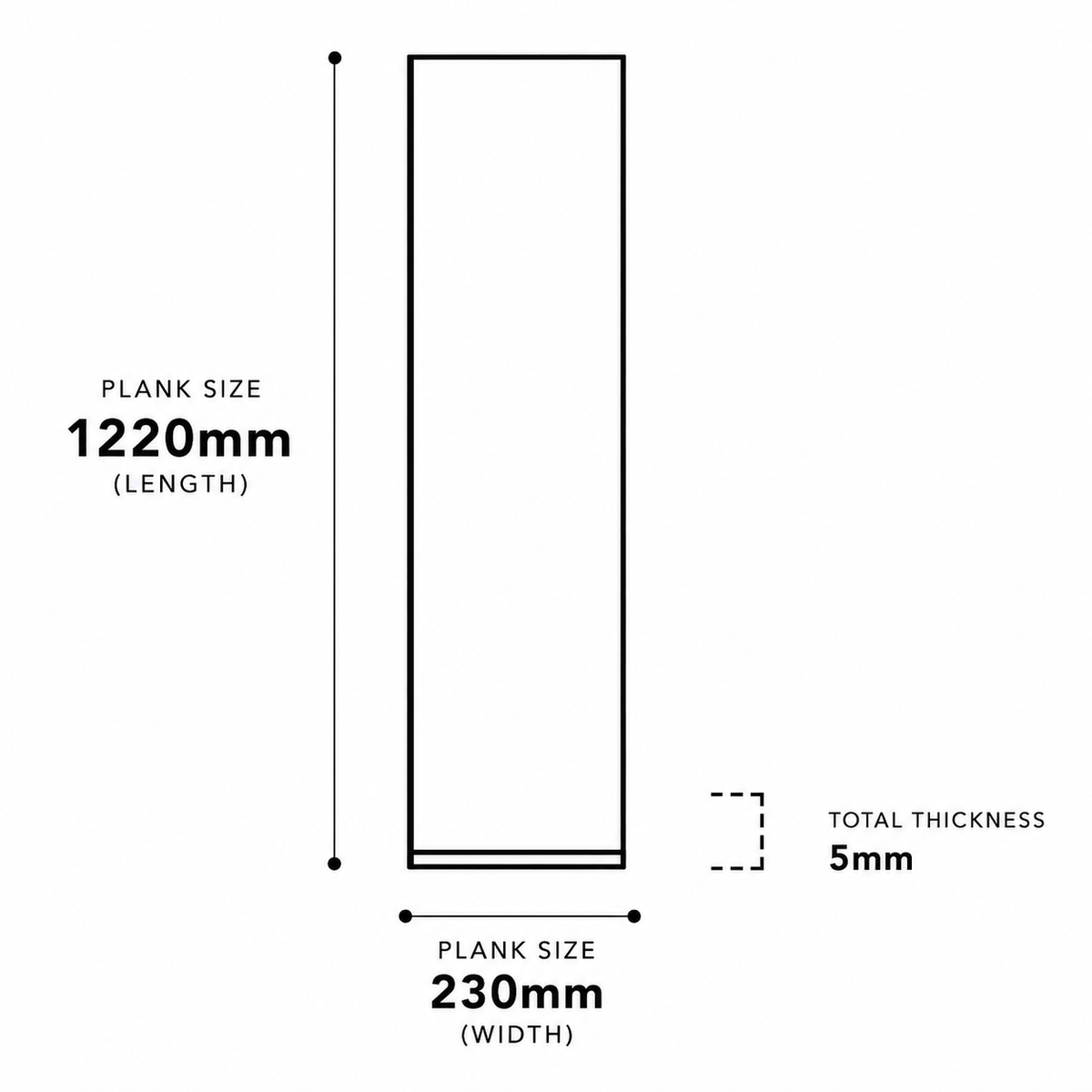 Honey Fell Oak Luxury Click Vinyl Flooring 5mm