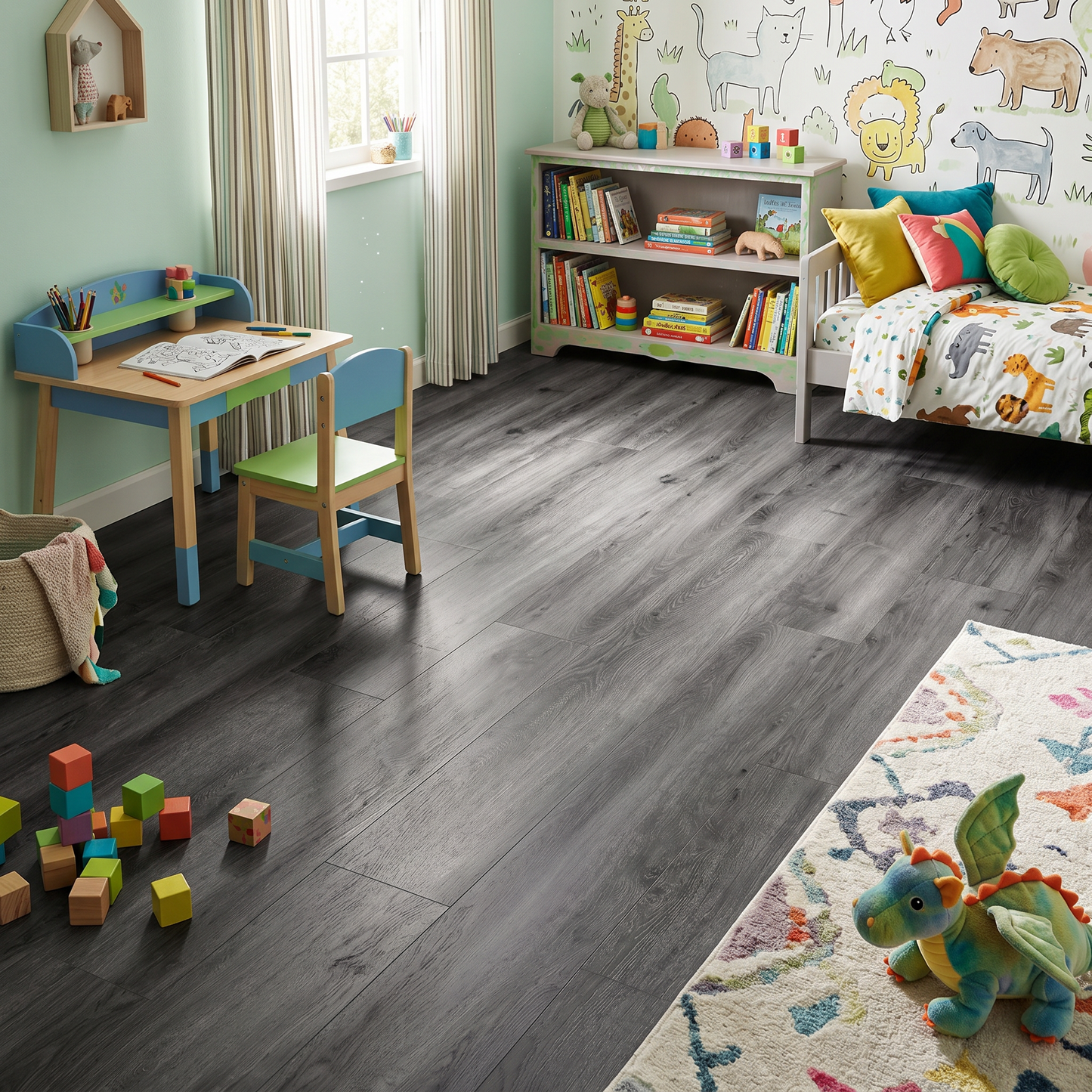 Honister Slate Grey Luxury Click Vinyl Flooring 5mm