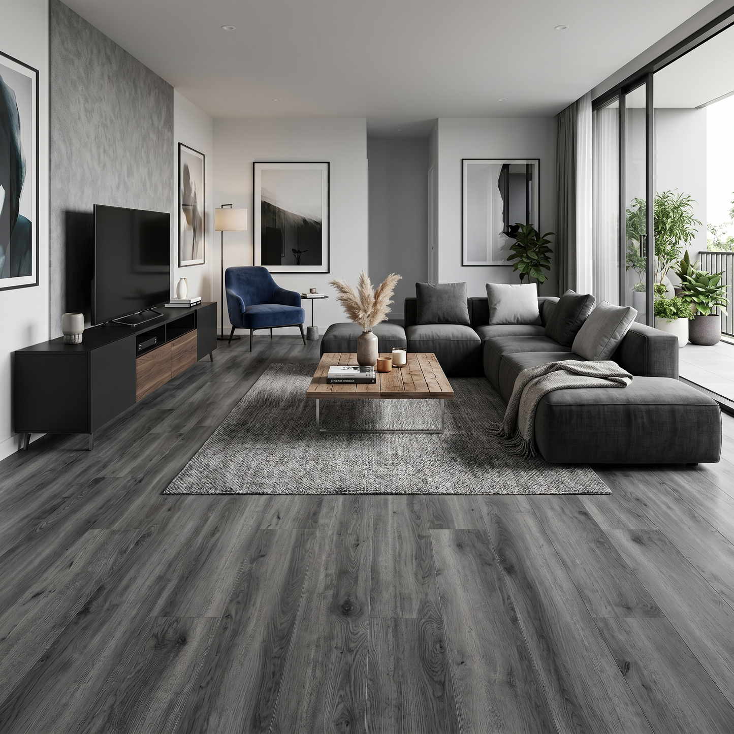 Honister Slate Grey Luxury Click Vinyl Flooring 5mm