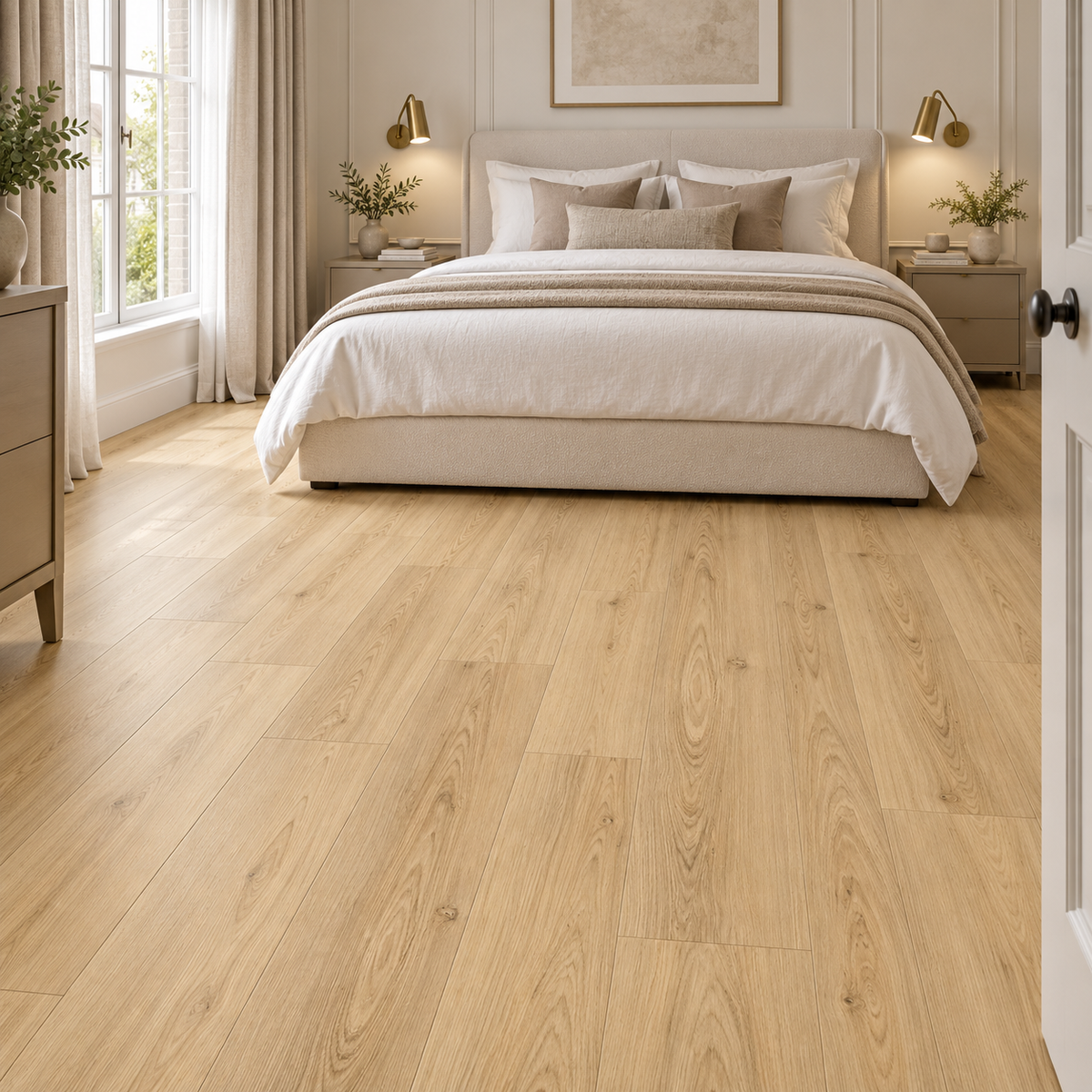 Golden Oak Luxury Click Vinyl Flooring 6mm