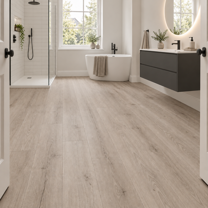 Stone Grey Oak Luxury Click Vinyl Flooring 6mm