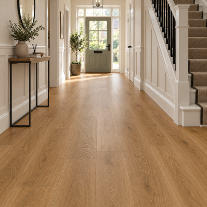 Caramel oak Luxury Click Vinyl Flooring 6mm