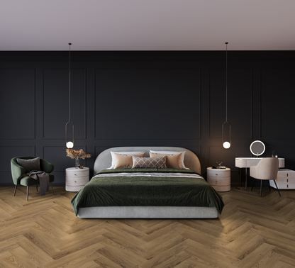 Sherwood Oak Herringbone Luxury Click Vinyl Flooring 5.5mm