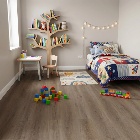 Warm Ash Luxury Click Vinyl Flooring 5mm