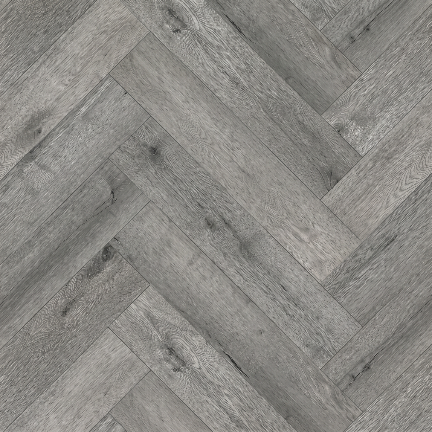 Azure Grey Herringbone Luxury Click Vinyl Flooring 5mm