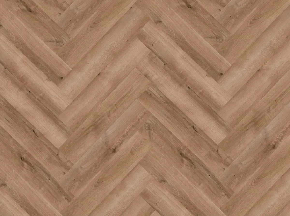 French Oak Herringbone Luxury Click Vinyl Flooring 5.2mm