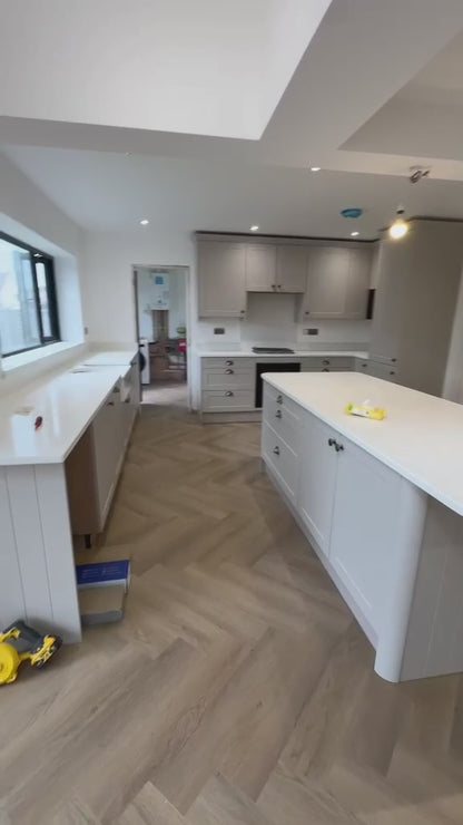 Lesedi Oak Herringbone Luxury Click Vinyl Flooring 5mm