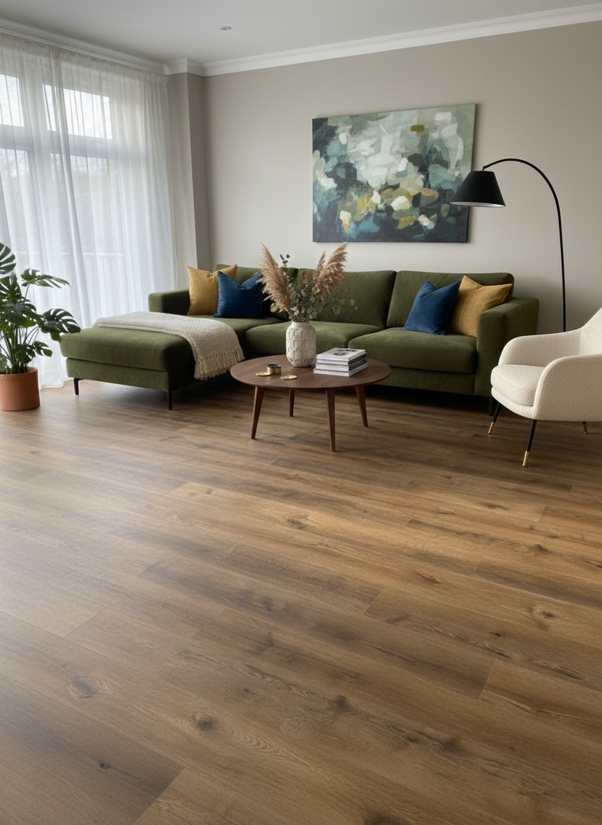 Sugar Oak Luxury Click Vinyl Flooring 5mm
