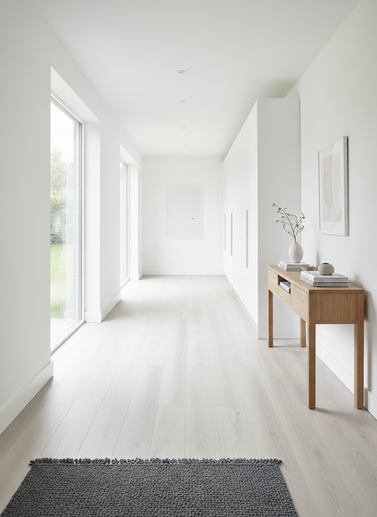 Ivory Luxury Click Vinyl Flooring 5mm